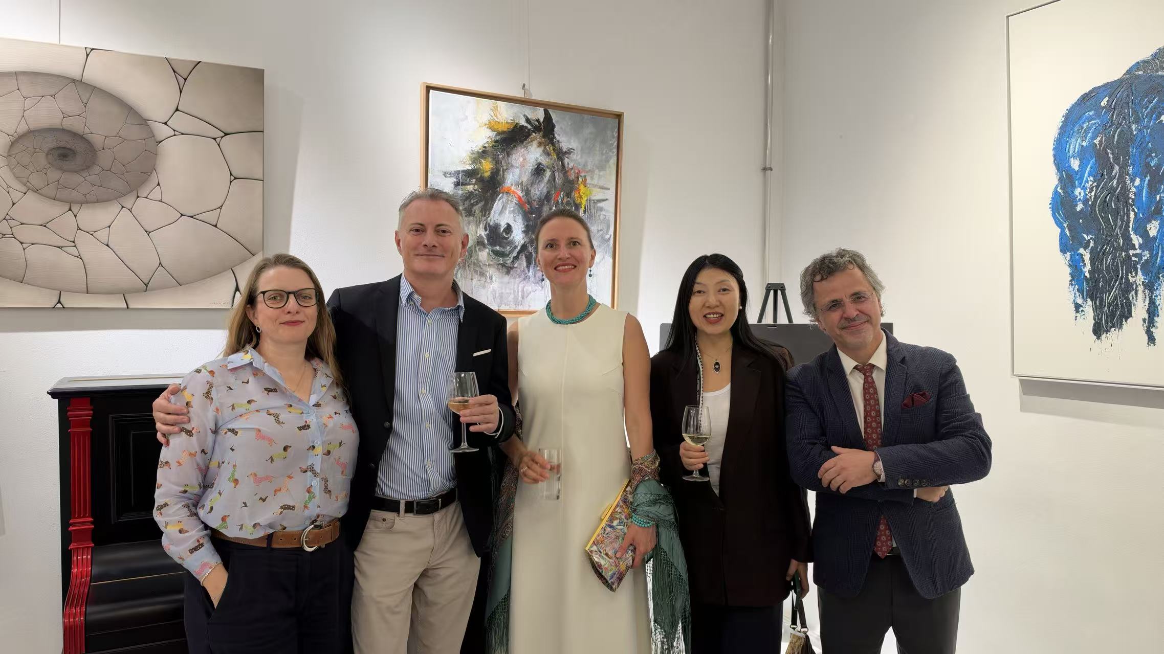 Guests at THE FIRE HORSE opening in Vienna